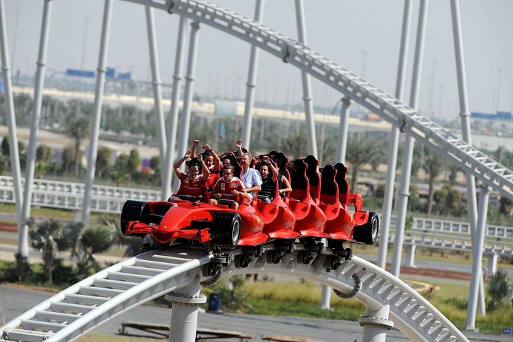 Speed through exhilarating rides at Ferrari World where adrenaline meets the thrill of racing in the heart of Abu Dhabi. Unleash your inner speedster surrounded by iconic attractions.